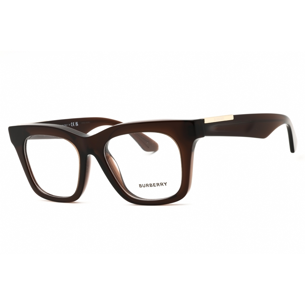 NWT Burberry 0BE2407 Brown Rectangle 51mm Eyeglasses - Picture 1 of 2